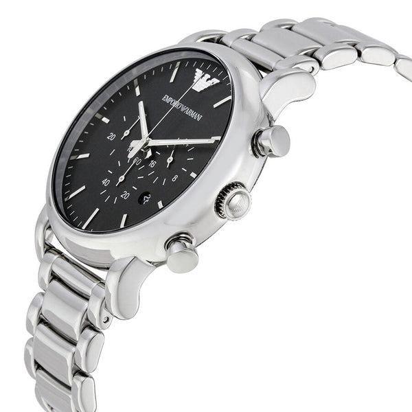 Emporio Armani Classic Chronograph Black Dial Men's Watch #AR1894 - Big Daddy Jewelry #2