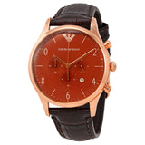 Emporio Armani Classic Chronograph Burgundy Dial Men's Watch AR1890 - Big Daddy Jewelry