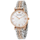 Emporio Armani Classic Mother Of Pearl Dial Ladies Watch #AR1683 - Big Daddy Jewelry
