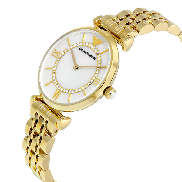 Emporio Armani Classic Mother of Pearl Dial Ladies Watch #AR1907 - Big Daddy Jewelry #2