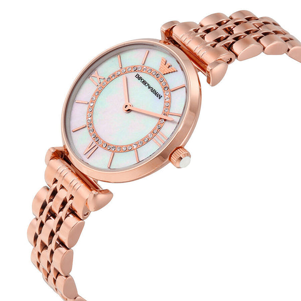 Emporio Armani Classic Mother of Pearl Dial Ladies Watch #AR1909 - Big Daddy Jewelry #2