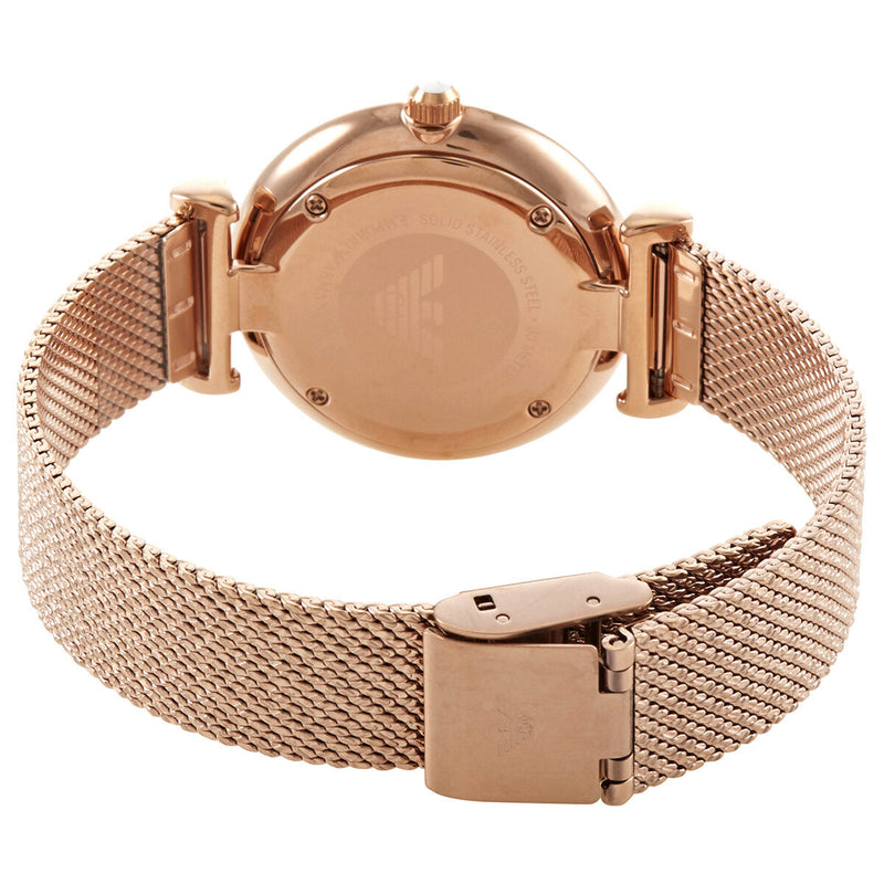 Emporio Armani Gianni T-Bar Mother of Pearl Dial Ladies Watch #AR11320 - Big Daddy Jewelry #3