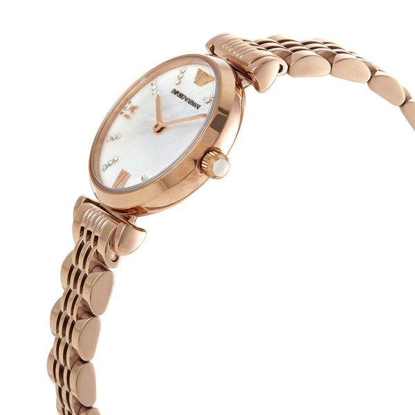 Emporio Armani Gianni T-Bar Quartz Crystal Ladies Watch #AR11316 - Big Daddy Jewelry #2