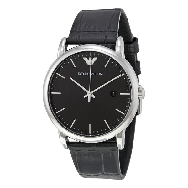 Emporio Armani Luigi Black Dial Men's Watch #AR2500 - Big Daddy Jewelry