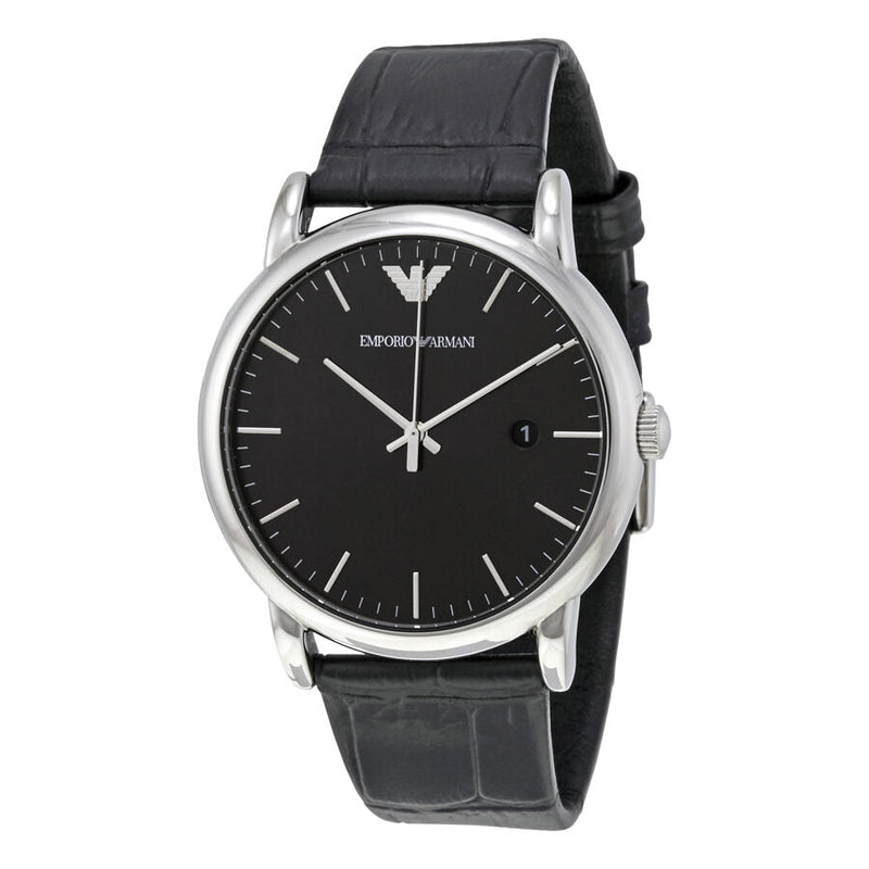 Emporio Armani Luigi Black Dial Men's Watch #AR2500 - Big Daddy Jewelry