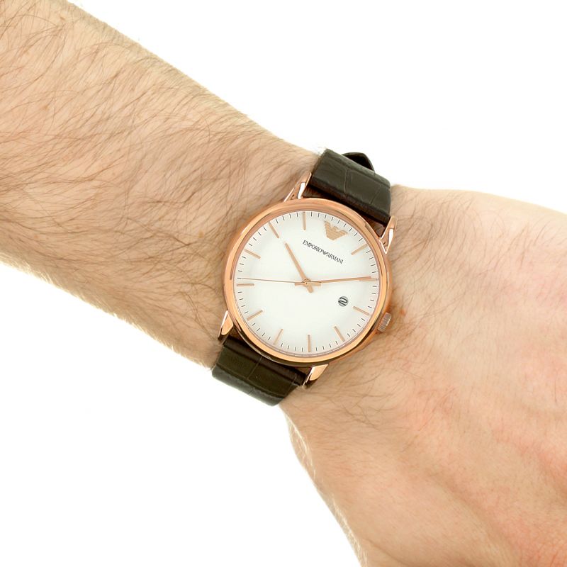 Emporio Armani Luigi White Dial Men's Watch AR2502