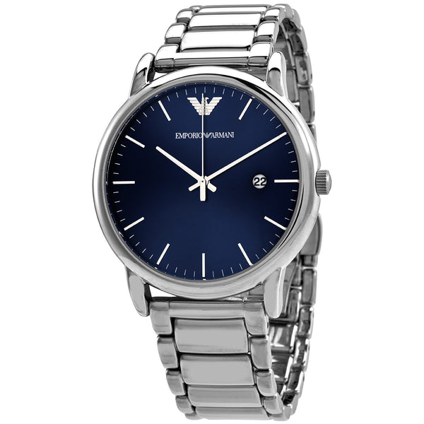 Emporio Armani Quartz Blue Dial Men's Watch #AR11089 - Big Daddy Jewelry