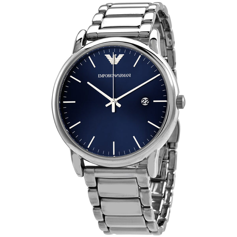 Emporio Armani Quartz Blue Dial Men's Watch #AR11089 - Big Daddy Jewelry
