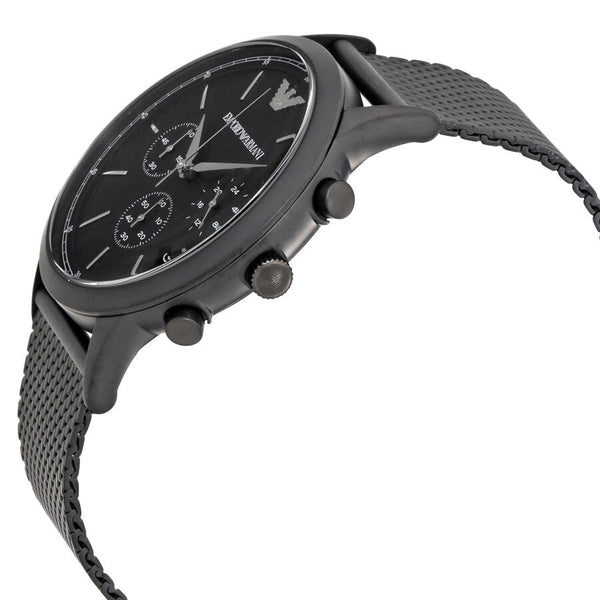 Emporio Armani Renato Chronograph Black Dial Men's Watch AR2498 - Big Daddy Jewelry #2