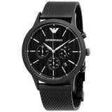 Emporio Armani Renato Chronograph Black Dial Men's Watch AR2498 - Big Daddy Jewelry