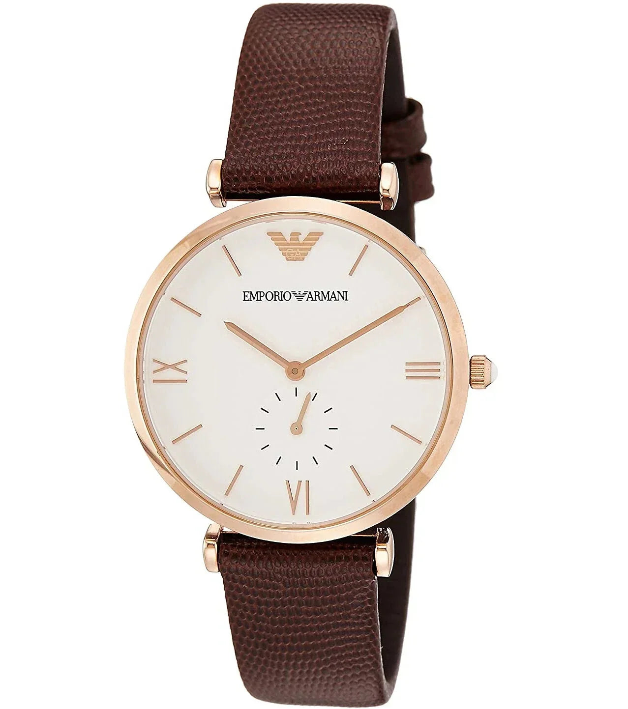Emporio Armani Gianni T-Bar Rose Gold Men's Watch - AR9042