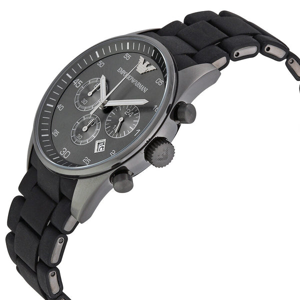 Emporio Armani Sport Chronograph Black Dial Men's Watch #AR5889 - Big Daddy Jewelry #2