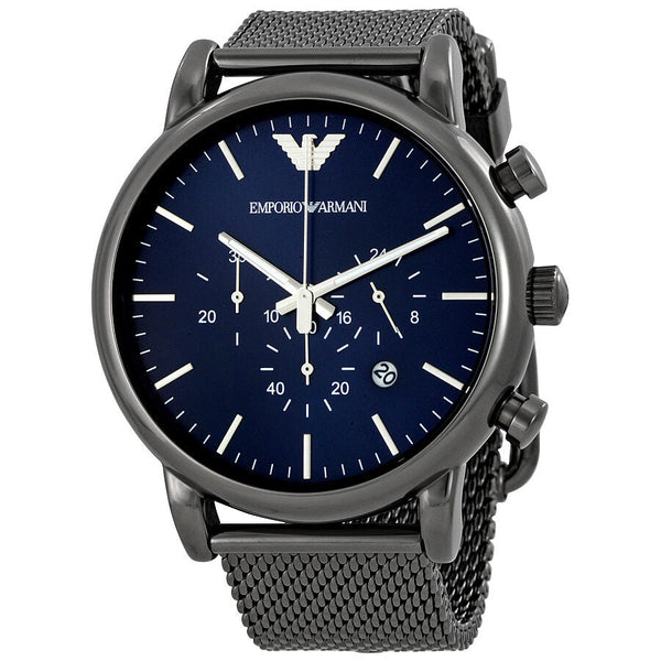 Emporio Armani Sport Chronograph Blue Dial Men's Watch #AR1979 - Big Daddy Jewelry
