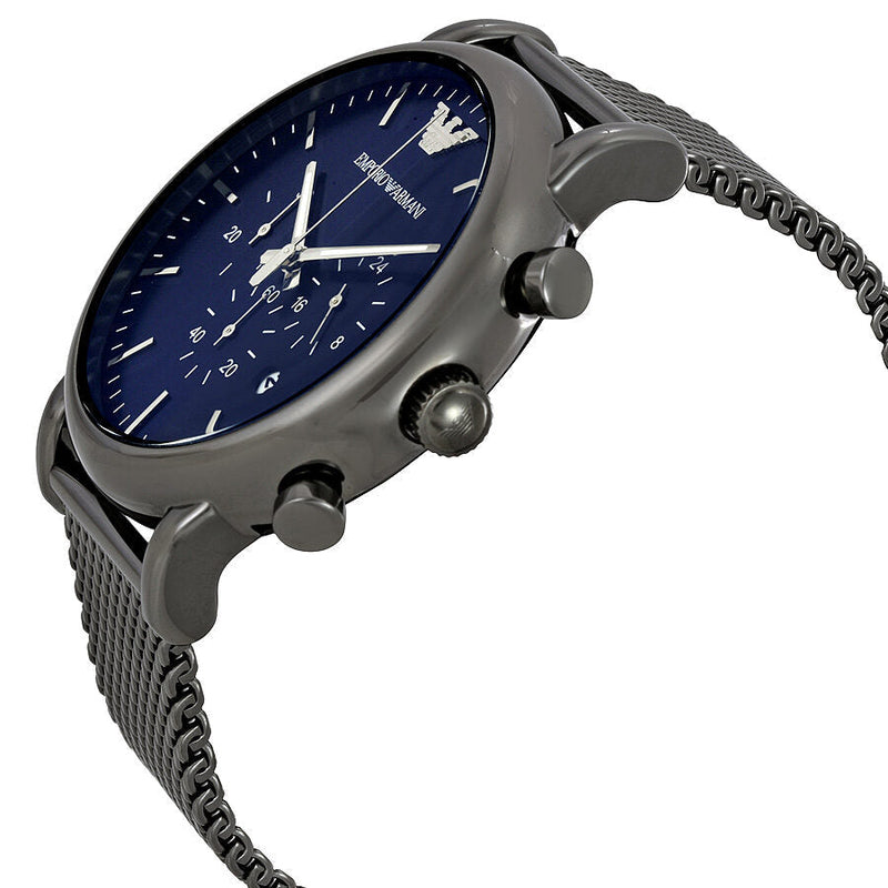 Emporio Armani Sport Chronograph Blue Dial Men's Watch #AR1979 - Big Daddy Jewelry #2