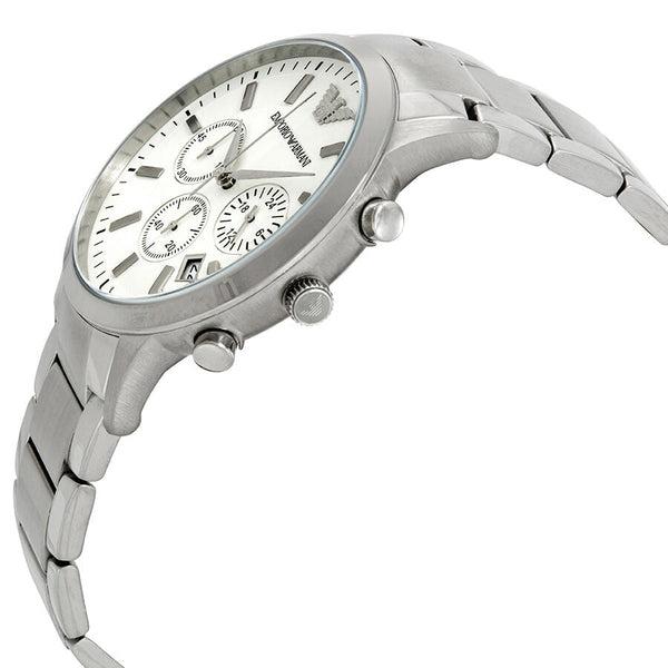 Emporio Armani Sportivo Chronograph Cream Dial Men's Watch #AR2458 - Big Daddy Jewelry #2