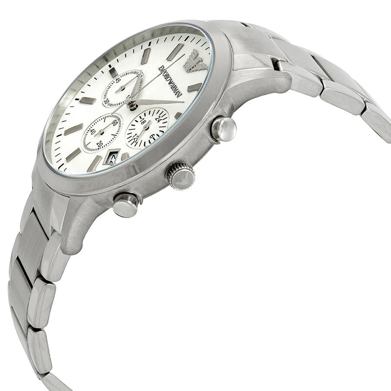 Emporio Armani Sportivo Chronograph Cream Dial Men's Watch #AR2458 - Big Daddy Jewelry #2