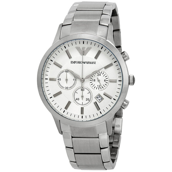 Emporio Armani Sportivo Chronograph Cream Dial Men's Watch #AR2458 - Big Daddy Jewelry