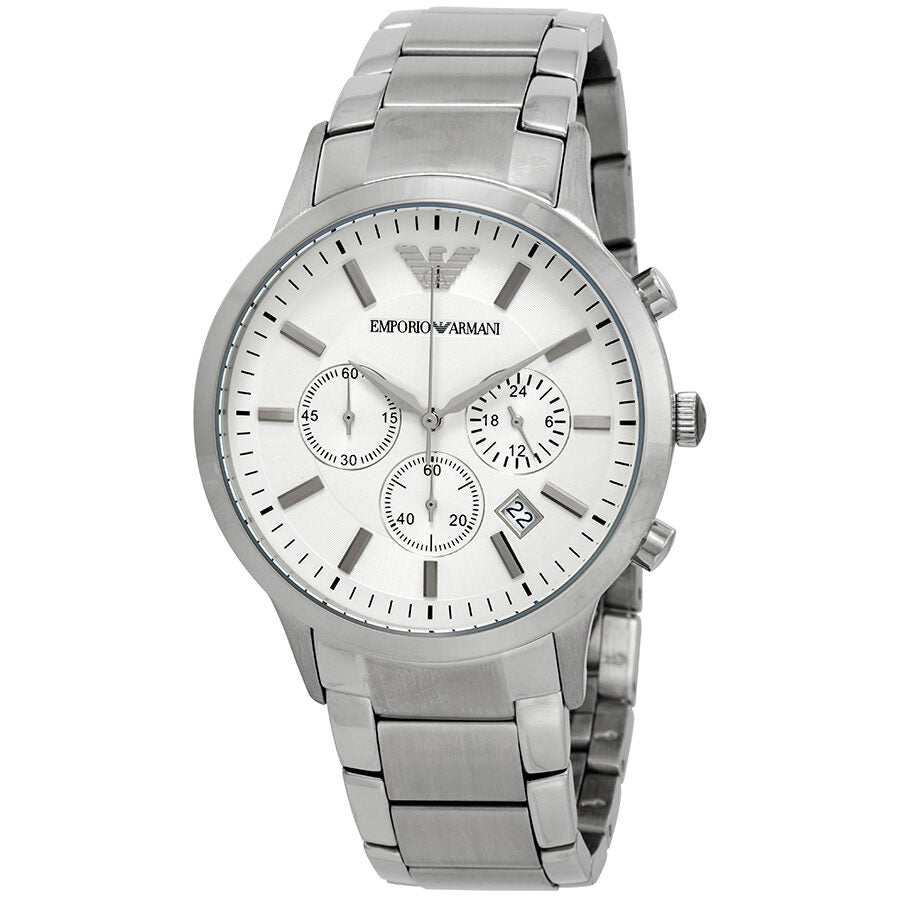 Emporio Armani Sportivo Chronograph Cream Dial Men's Watch AR2458