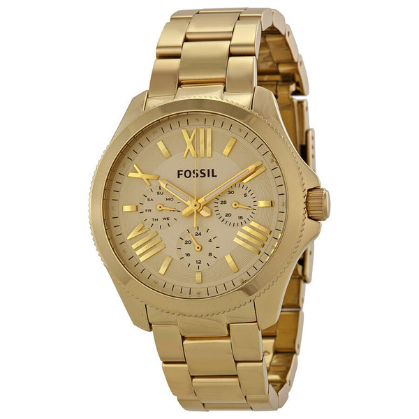 Fossil Cecile Multi-Function Champagne Dial Stainless Steel Ladies Watch AM4510 - Big Daddy Jewelry