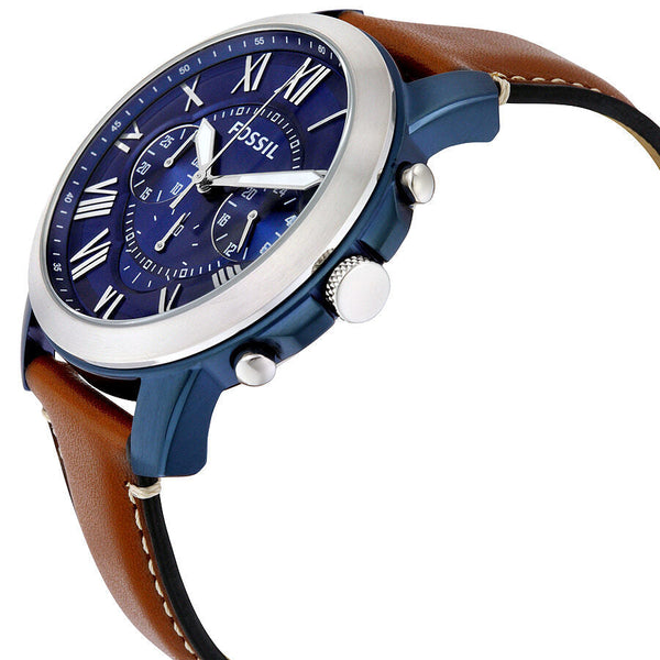 Fossil Grant Chronograph Blue Dial Men's Watch #FS5151 - Big Daddy Jewelry #2
