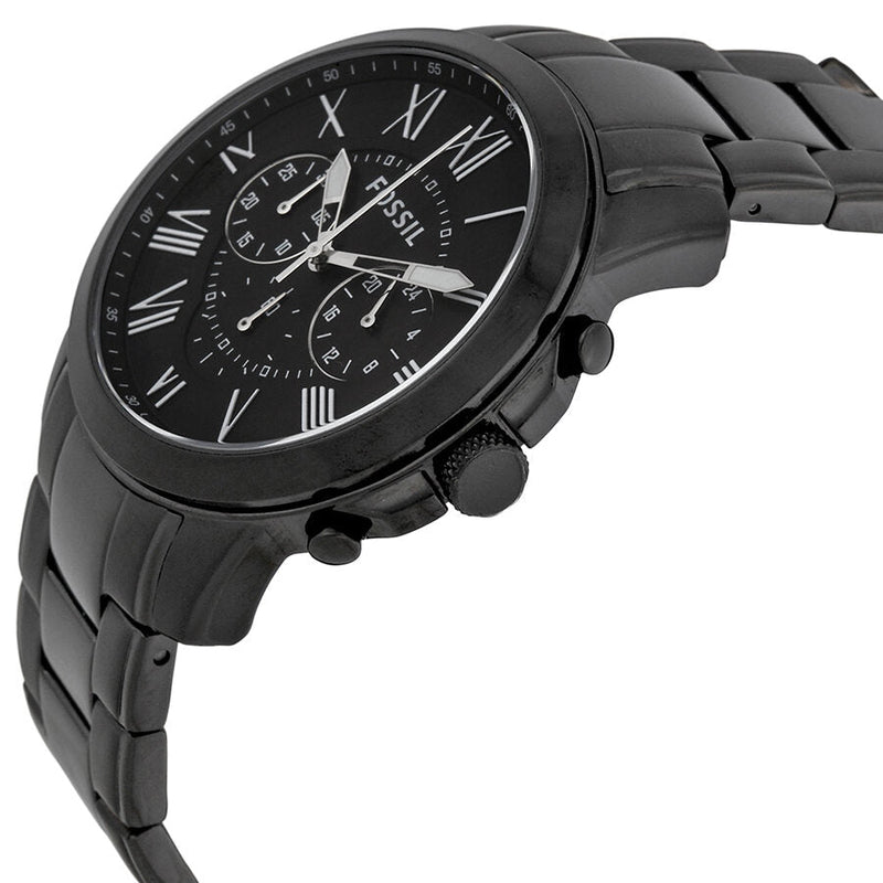 Fossil Grant Chronograph Black Dial Black-plated Men's Watch FS4832 - Big Daddy Jewelry #2
