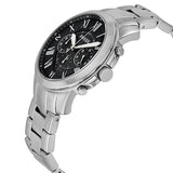 Fossil Grant Chronograph Black Dial Stainless Steel Men's Watch FS4736 - Big Daddy Jewelry #2