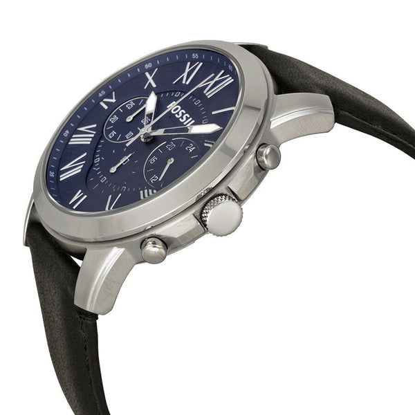 Fossil Grant Chronograph Blue Dial Black Dial Men's Watch FS4990 - Big Daddy Jewelry #2