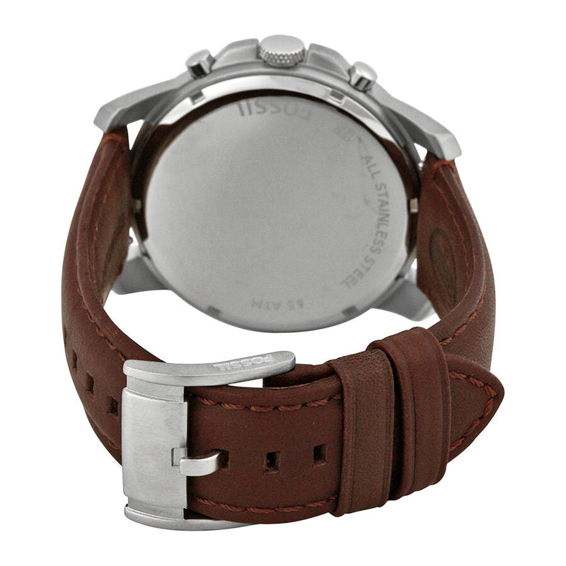 Fossil Grant Chronograph Brown Leather Men's Watch FS4735 - Big Daddy Jewelry #3