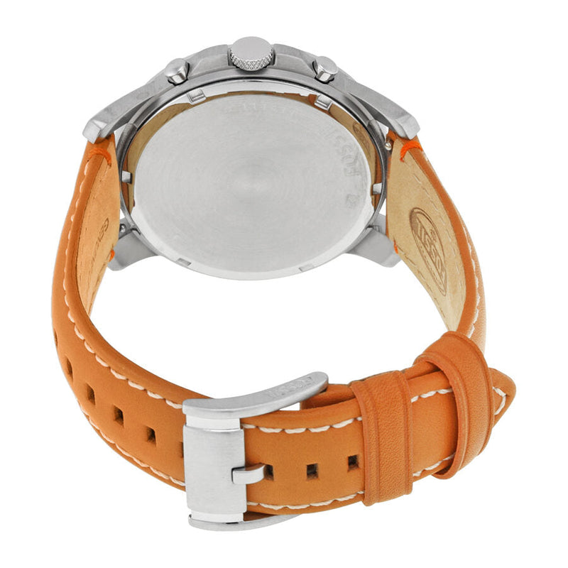 Fossil Grant Chronograph Hunter Green Dial Tan Leather Men's Watch FS4918 - Big Daddy Jewelry #3