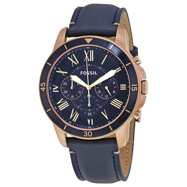Fossil Grant Sport Chronograph Blue Dial Men's Watch FS5237 - Big Daddy Jewelry