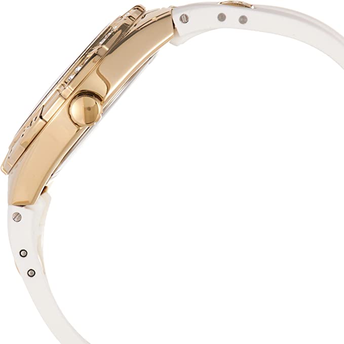 Guess Luna Gold Rubber Strap Women's Watch W0653L3