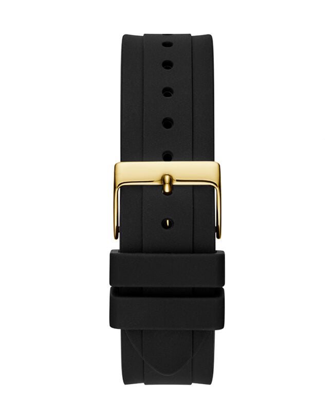Guess Moonlight Black Silicone Strap Women’s Watch GW0257L1 - Watch