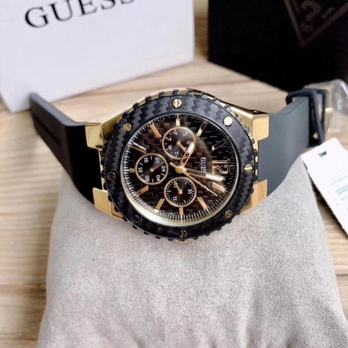 Guess Overdrive Black Strap Silicone Women’s Watch W0149L4 - Watch