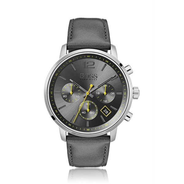 Hugo Boss Attitude Grey Dial Men's Watch  1513658 - Kiwi Watches