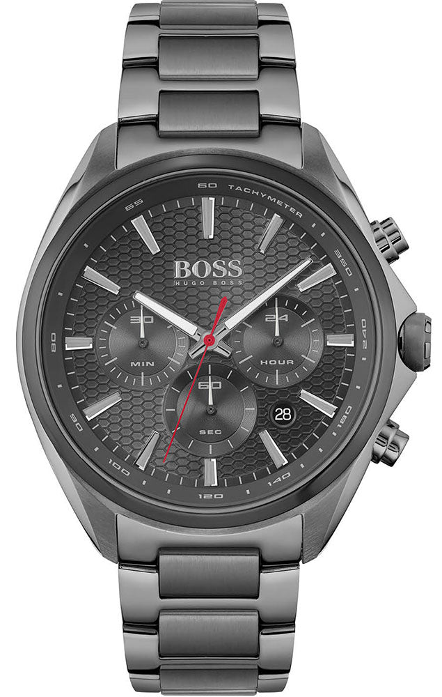 Hugo Boss Distinct Grey Chronograph Men's Watch  1513858 - The Watches Men & CO