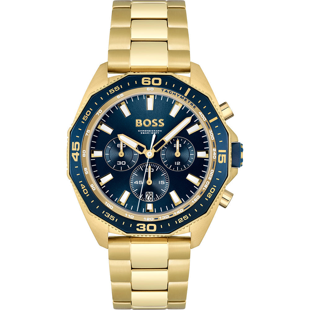 Hugo Boss Energy Gold Chronograph Men's Watch  1513973 - The Watches Men & CO