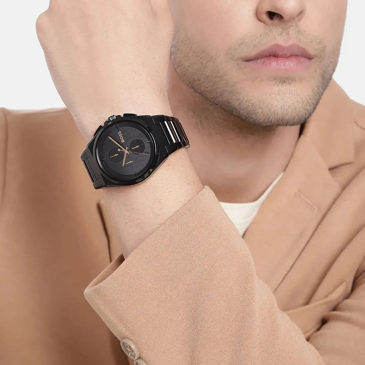 Hugo Boss Steer Chronograph Black Dial Men's Watch - 1514068 1514068 - Image 9