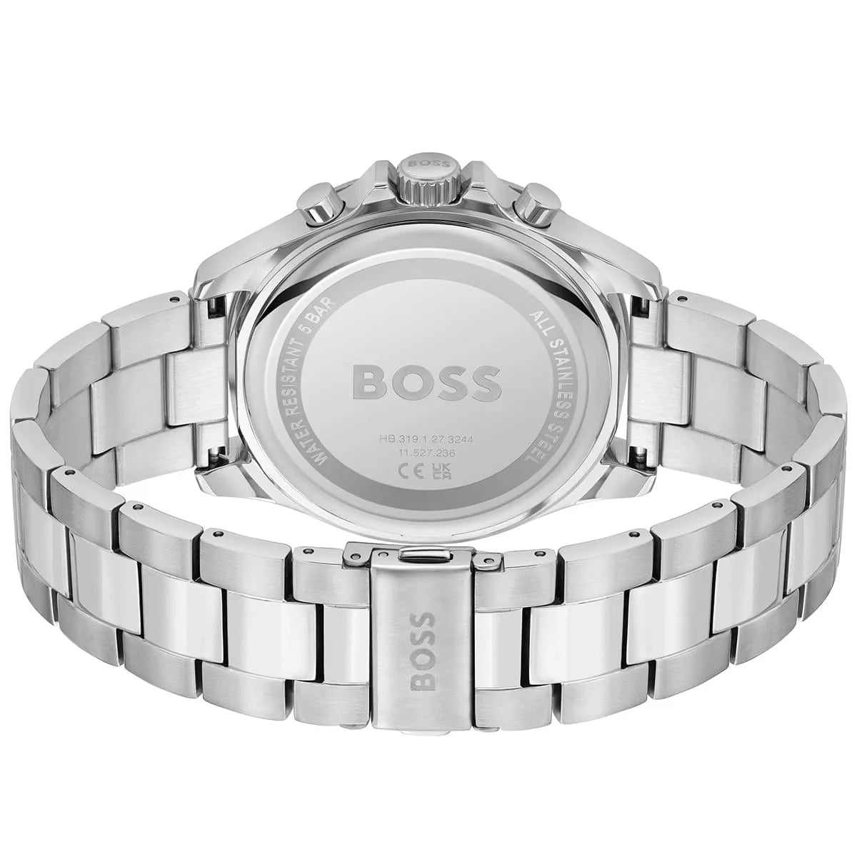 Hugo Boss Troper Chronograph Blue Dial Silver Steel Quartz Men's Watch 1514069 1514069 - Image 3