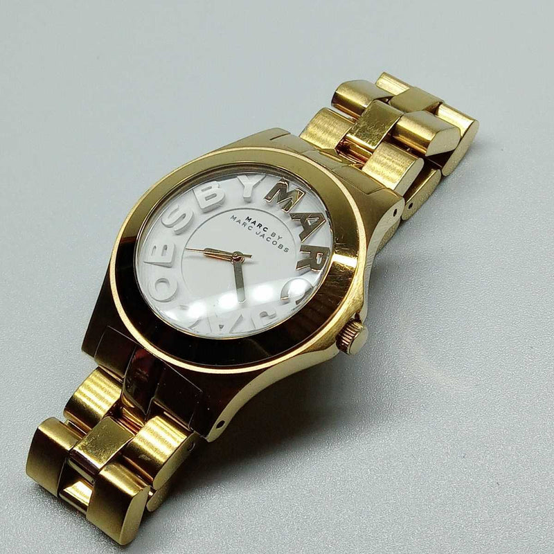 Marc Jacobs Women's 'Rivera' Gold-Tone Stainless Steel Watch MBM3134 - Kiwi Watches #6