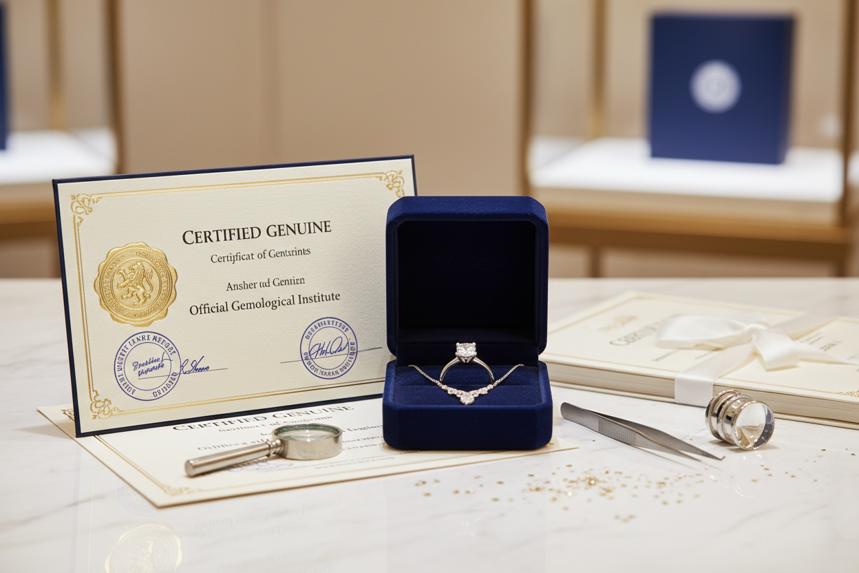 img for Every piece comes with full certification and authenticity guarantees. We stand behind the quality and origin of every item we sell.