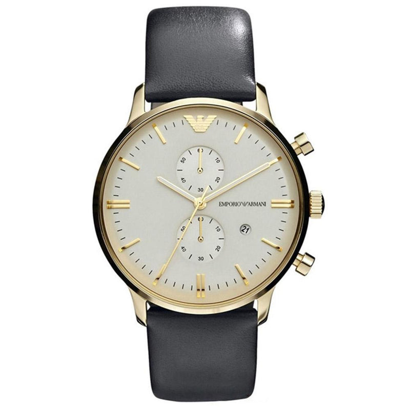 Emporio Armani Gianni Leather Men's Watch#AR0386 - Kiwi Watches