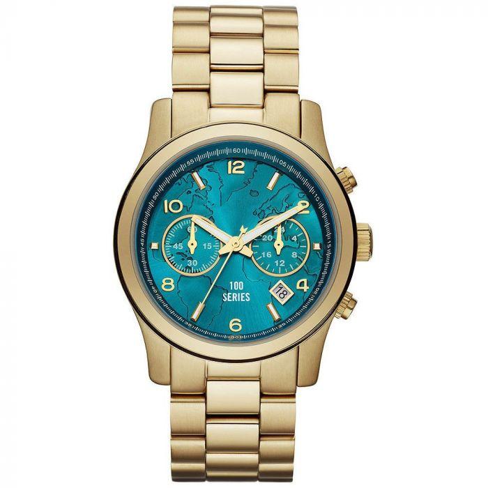 Michael Kors Stop Hunger Chronograph Turquoise Dial Ladies Watch  MK5815 - Big Daddy Jewelry