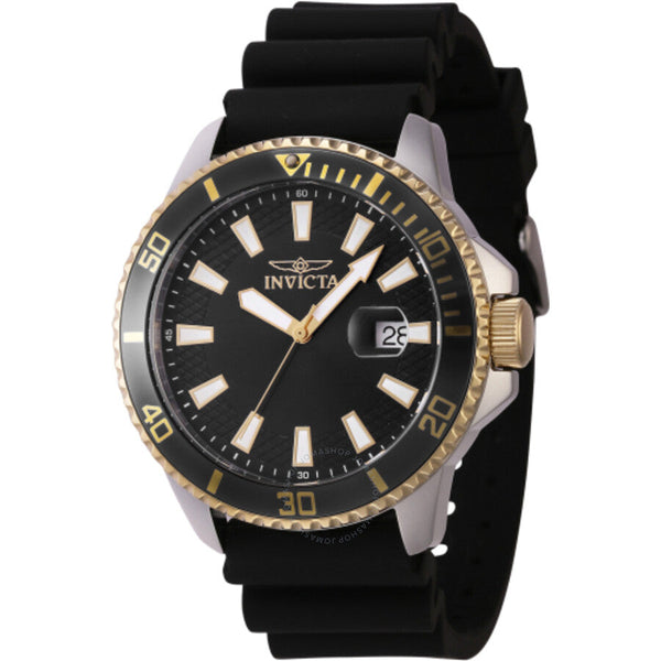 Invicta Pro Diver Quartz Black Dial Men's Watch 46132 - Big Daddy Jewelry