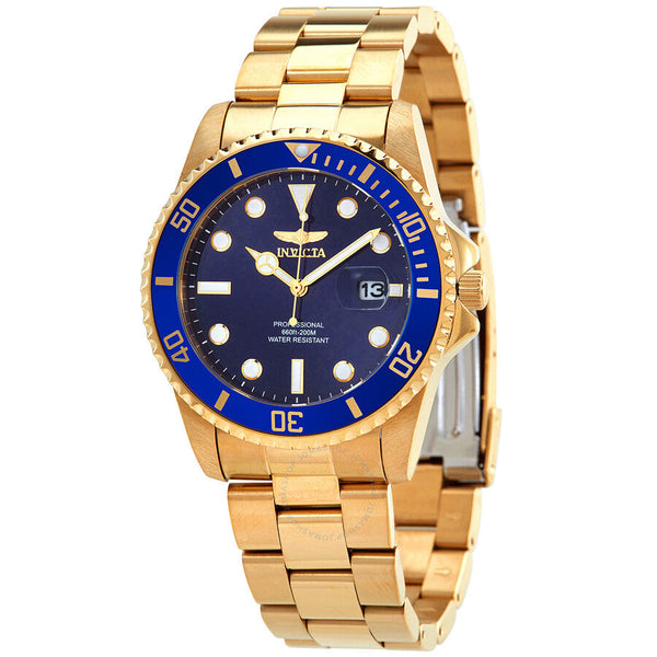 Invicta Pro Diver Quartz Blue Dial Men's Watch 33270 - Big Daddy Jewelry