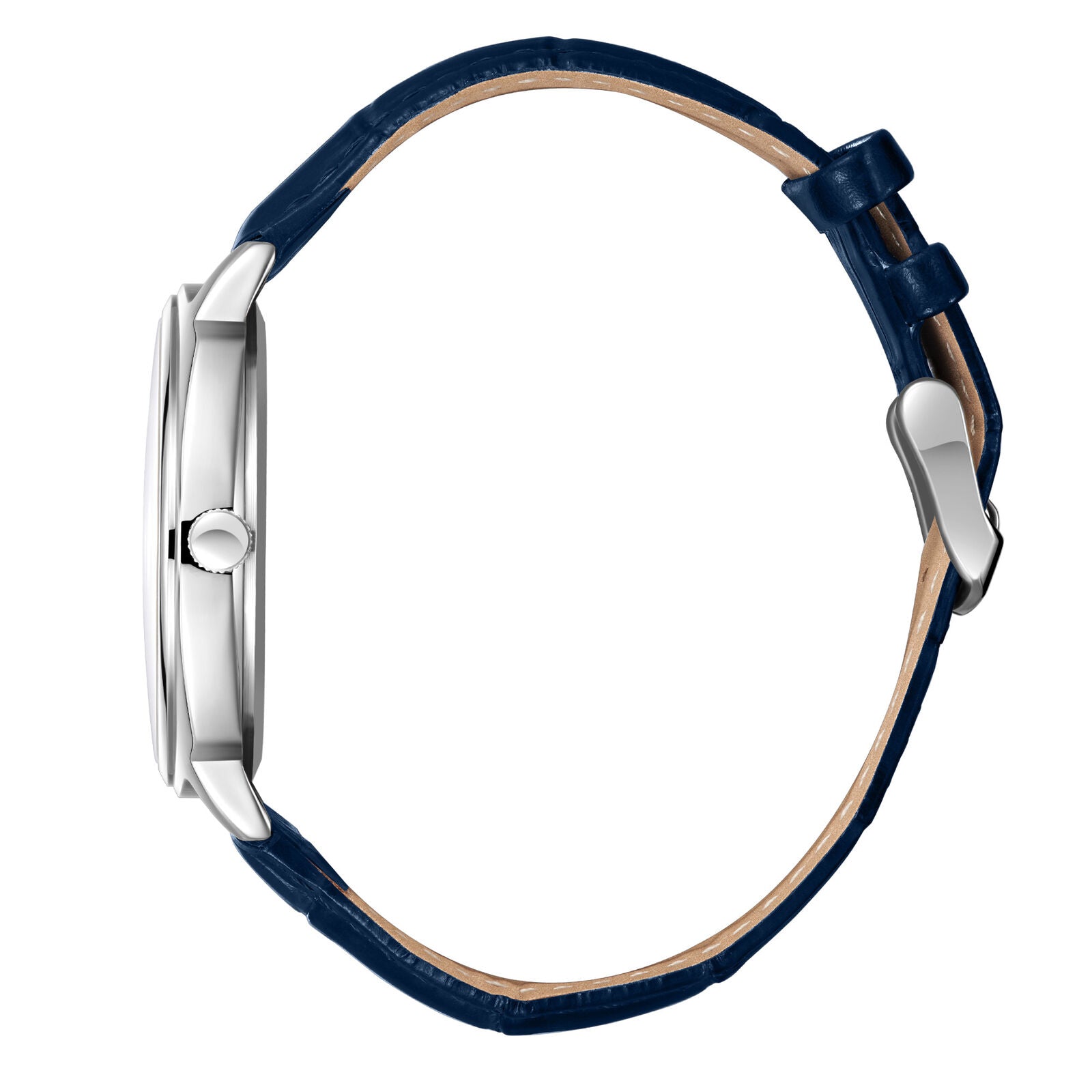 Lee Cooper Multi-Function Silver Leather Watch LC08248.399