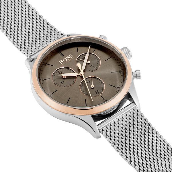 Hugo Boss Companion Chronograph Grey Dial Men's Watch 1513549 Water resistance: 50 meters Movement: Quartz