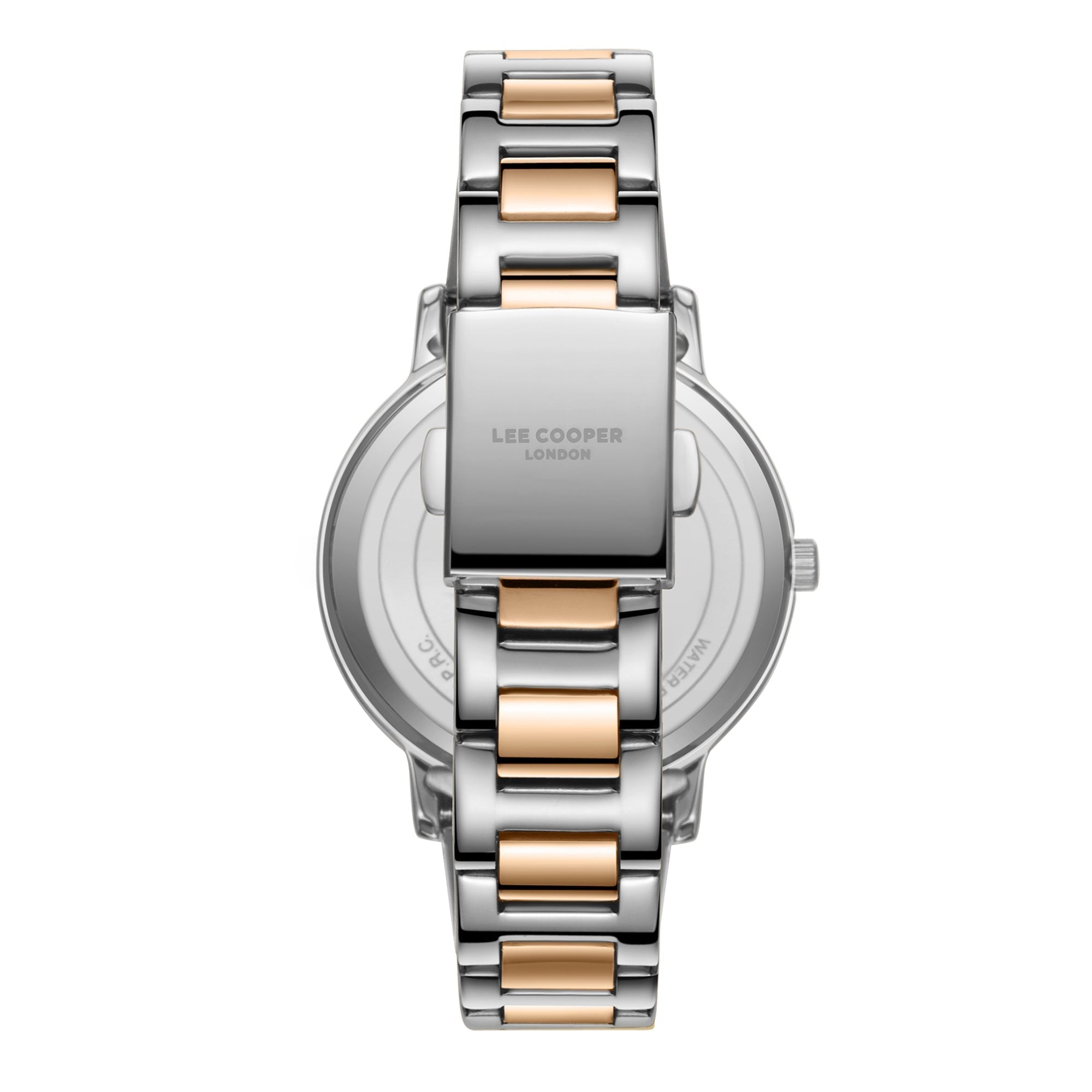 Lee Cooper Women’s 35 MM Silver & Rose Gold Analog Stainless Steel Watch - Watch