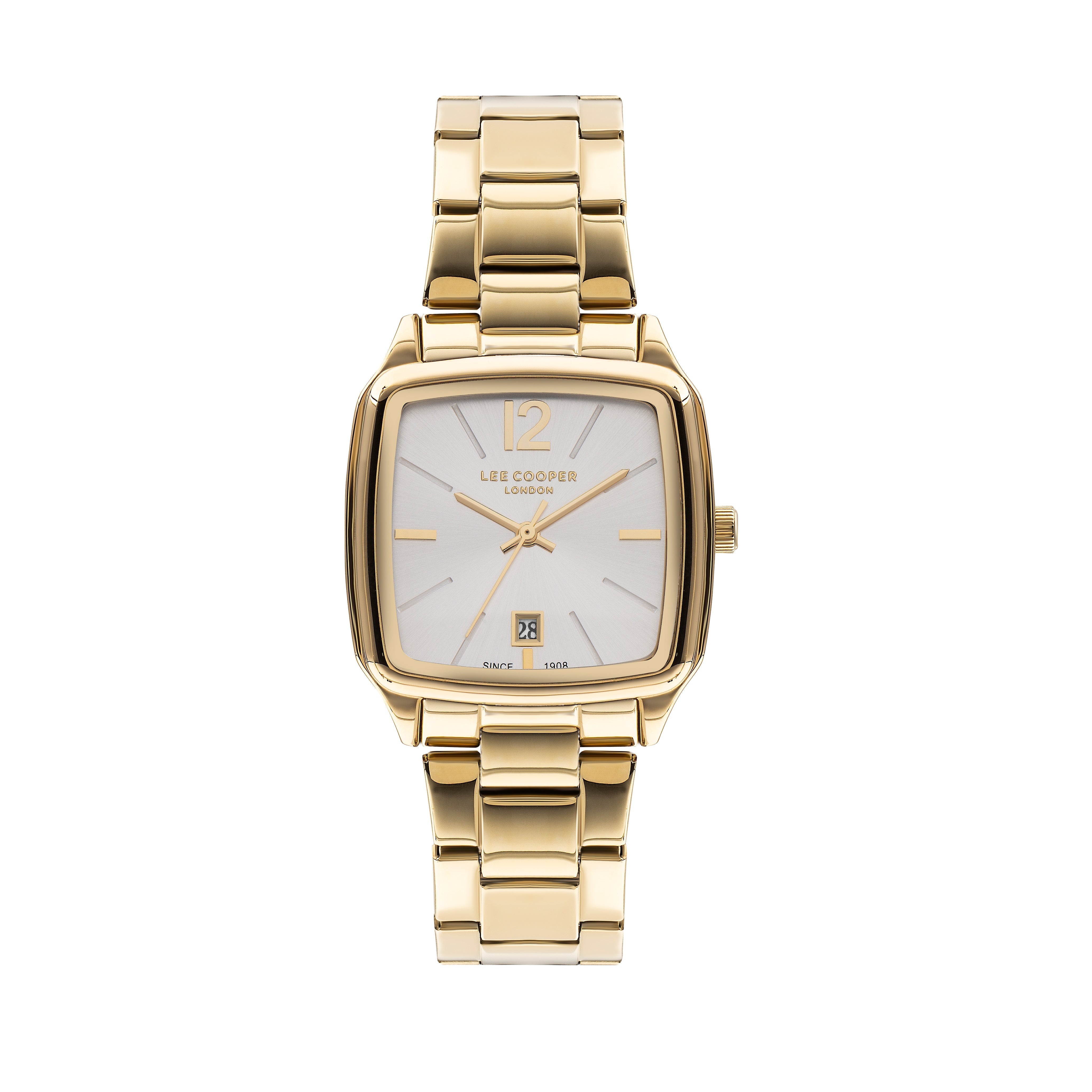 Lee Cooper Women’s 36 MM Gold Analog Metal Strap Watch – LC07612.130 - Watch