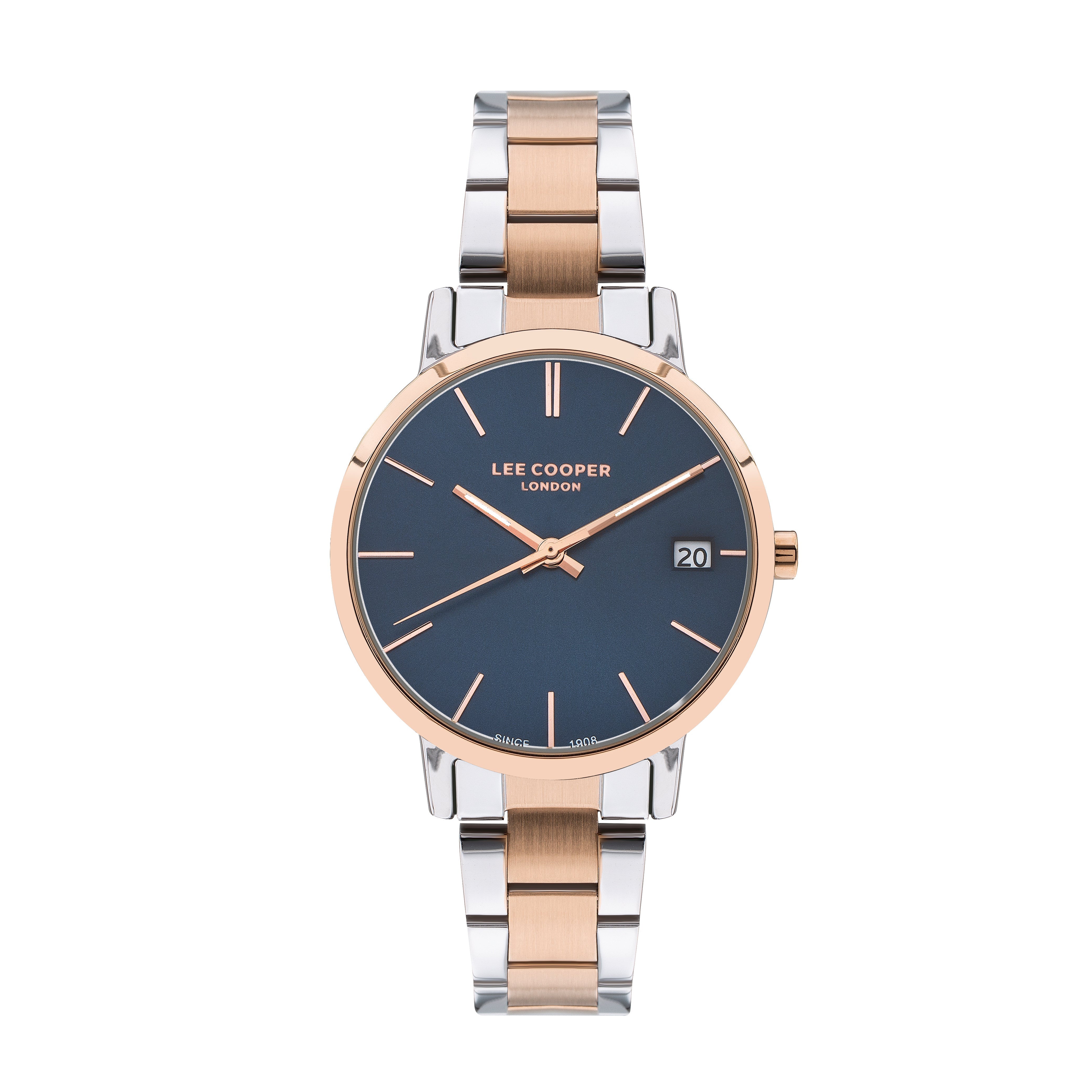 Lee Cooper Blue Dial Two-Toned Watch – LC07447.590