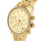 Michael Kors Ritz Chronograph Gold Tone Women's Watch MK6597 - Big Daddy Jewelry #2